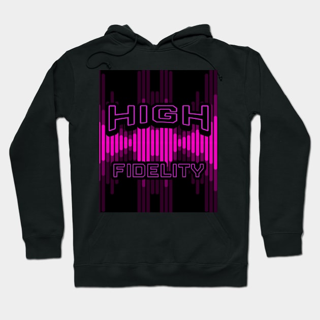 Hi Fi Purple Hoodie by SartorisArt1